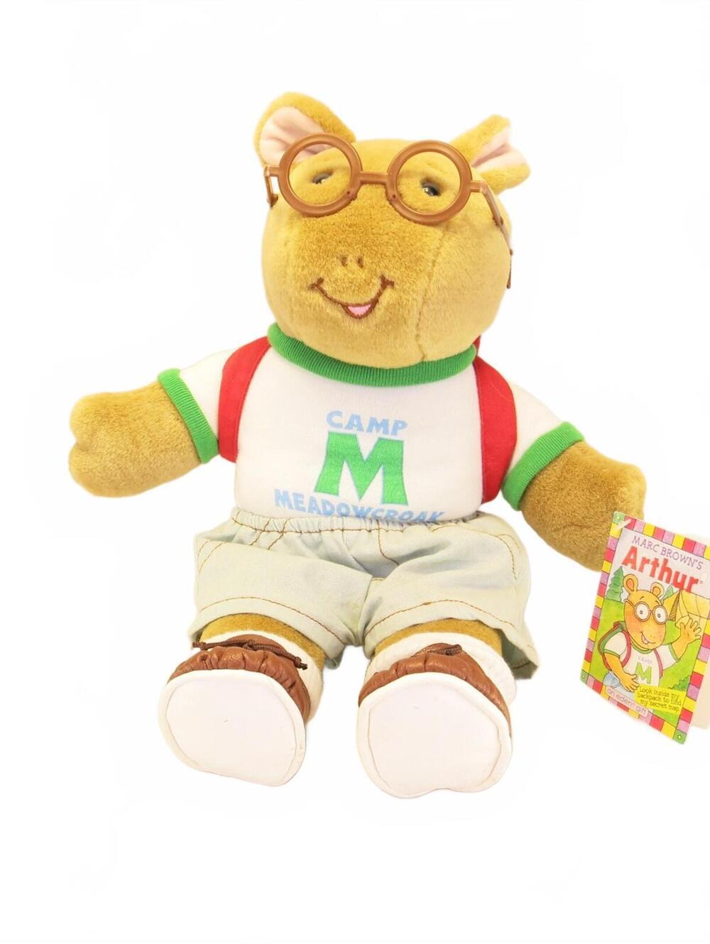 Arthur Marc Brown Eden Toy Camp Meadowcroak Plush Stuffed 1998 PBS Kids NWT